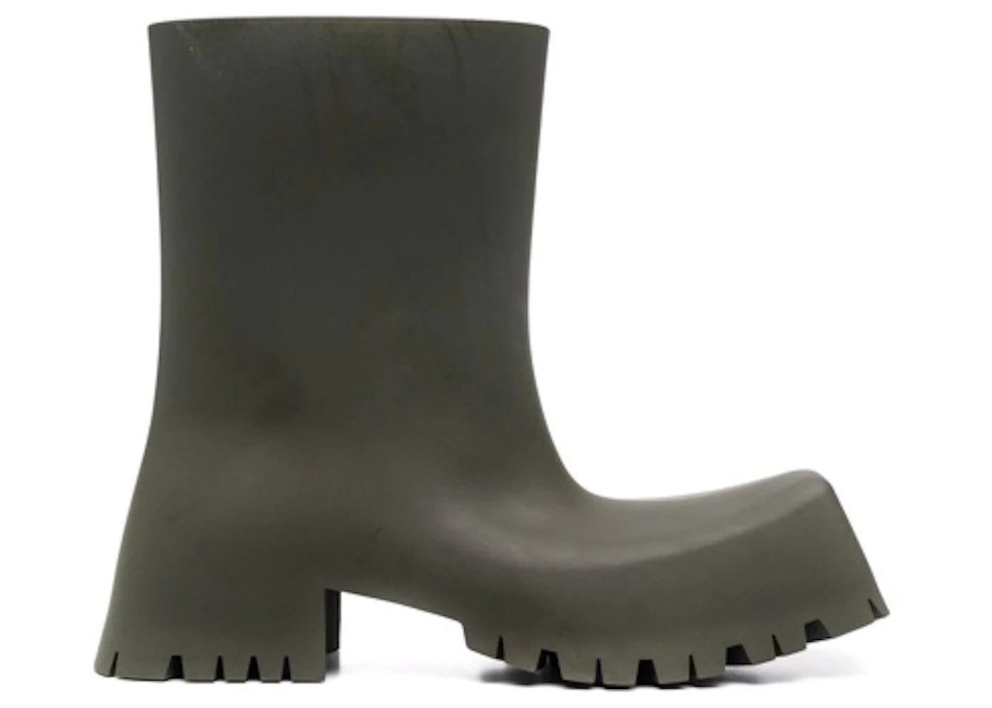Balenciaga Trooper Rubber Boot Dark Green (Women'S)
