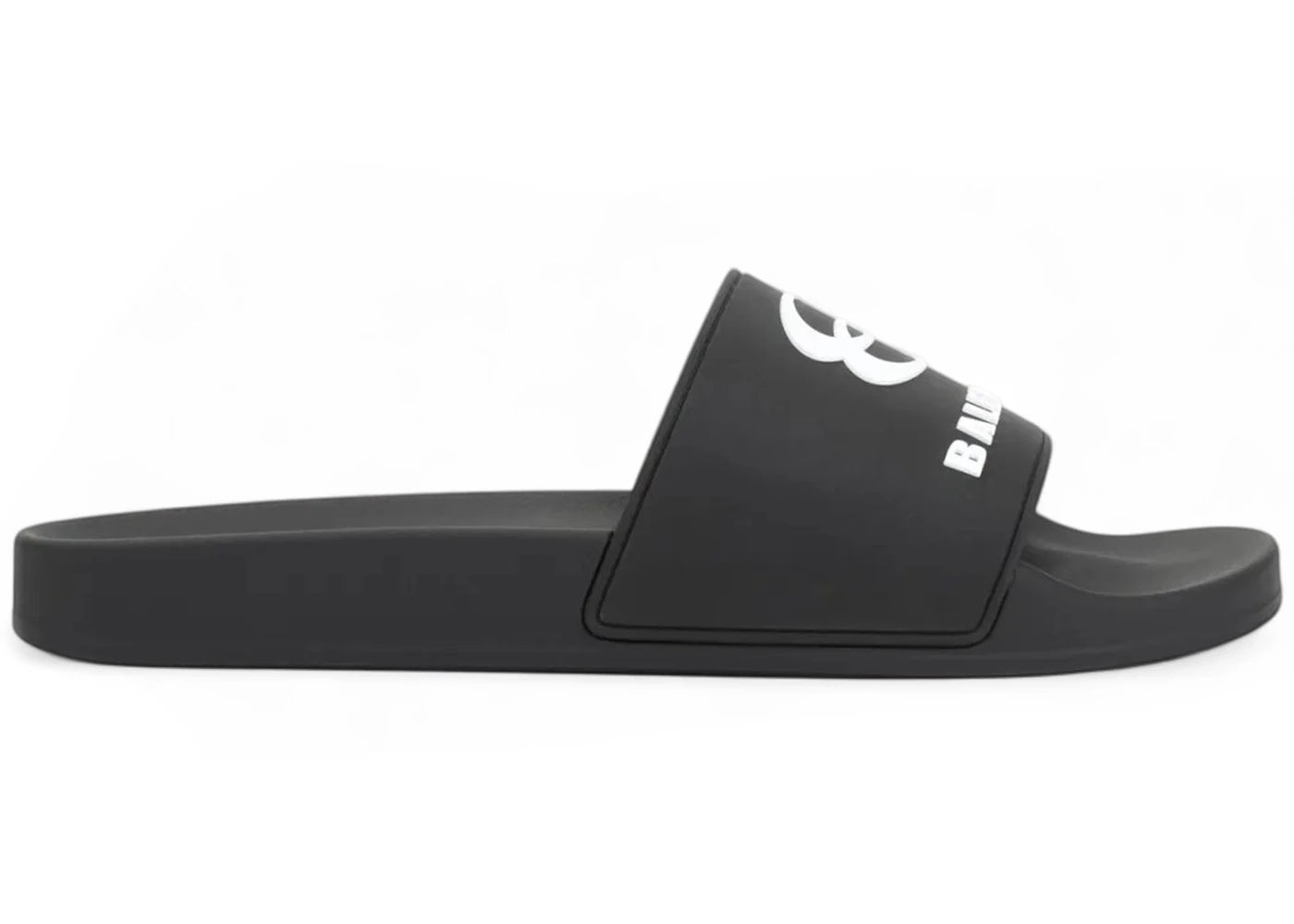 Balenciaga Unity Sports Icon Pool Slide Black White