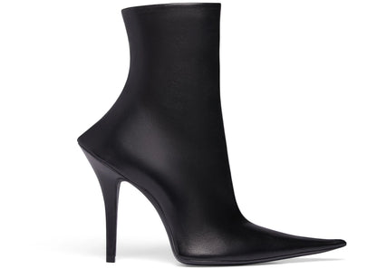 Balenciaga Witch 110Mm Booties Black Sheepskin (Women'S)