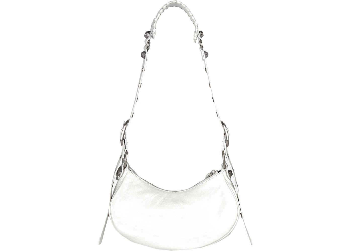 Balenciaga Le Cagole Shoulder Bag Xs White