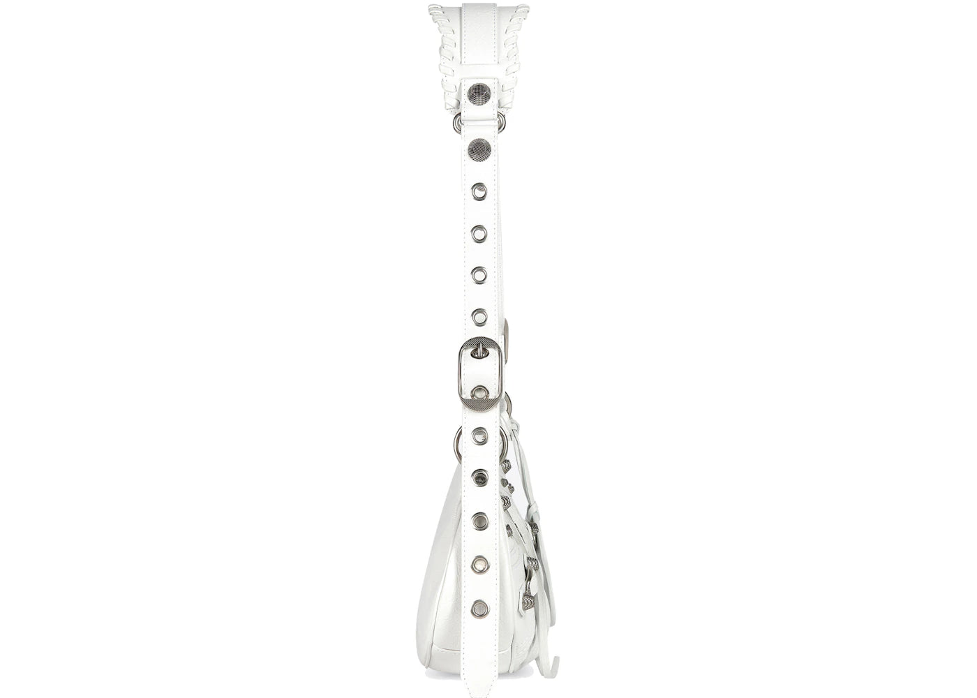 Balenciaga Le Cagole Shoulder Bag Xs White