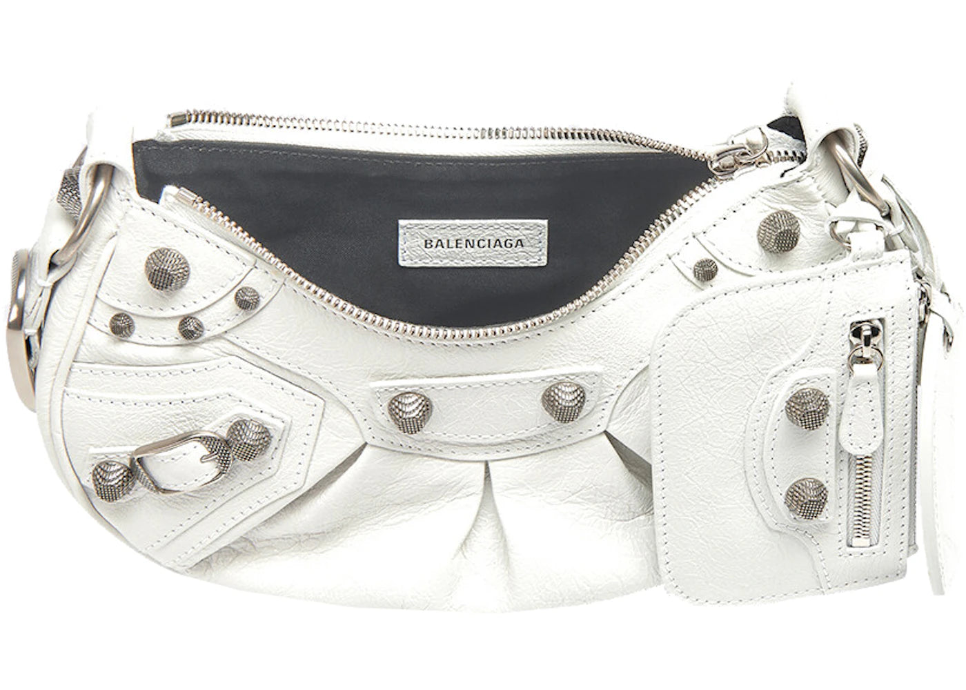 Balenciaga Le Cagole Shoulder Bag Xs White