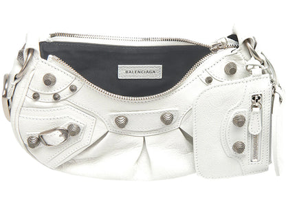 Balenciaga Le Cagole Shoulder Bag Xs White