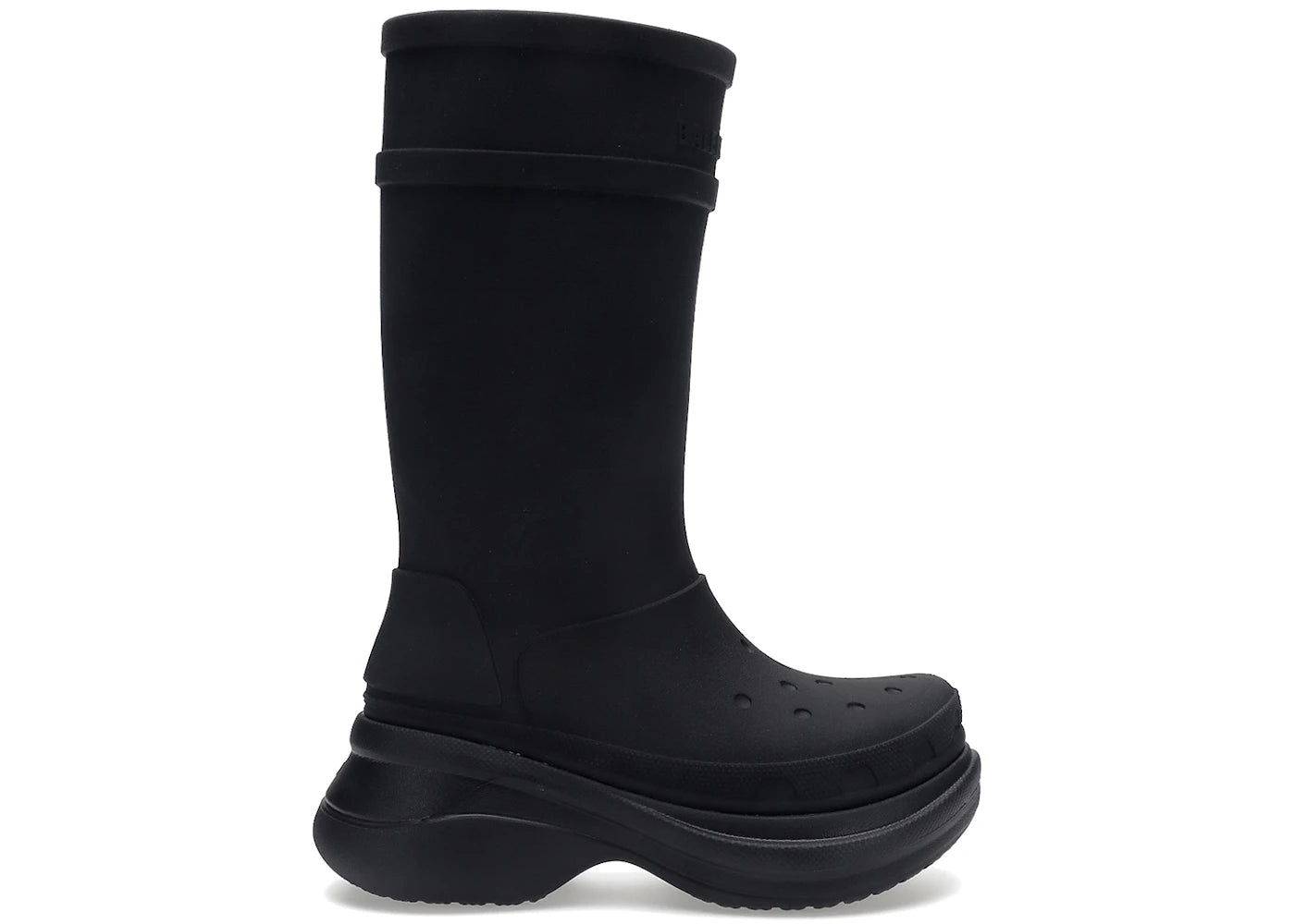 balenciaga x crocs boot black (women's)