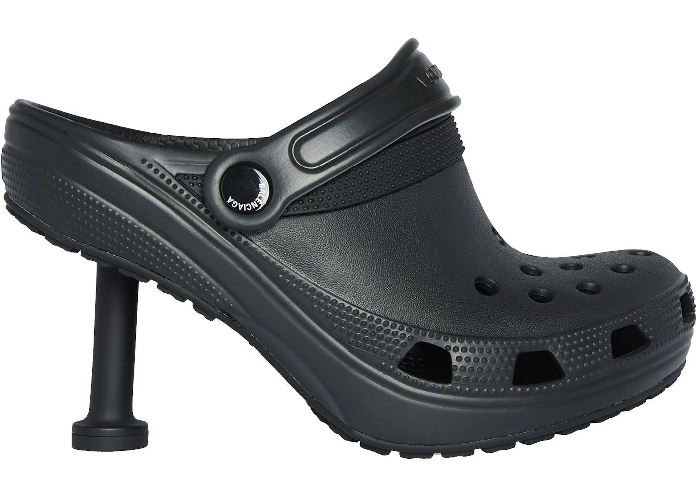 balenciaga x crocs madame 80mm black (women's)