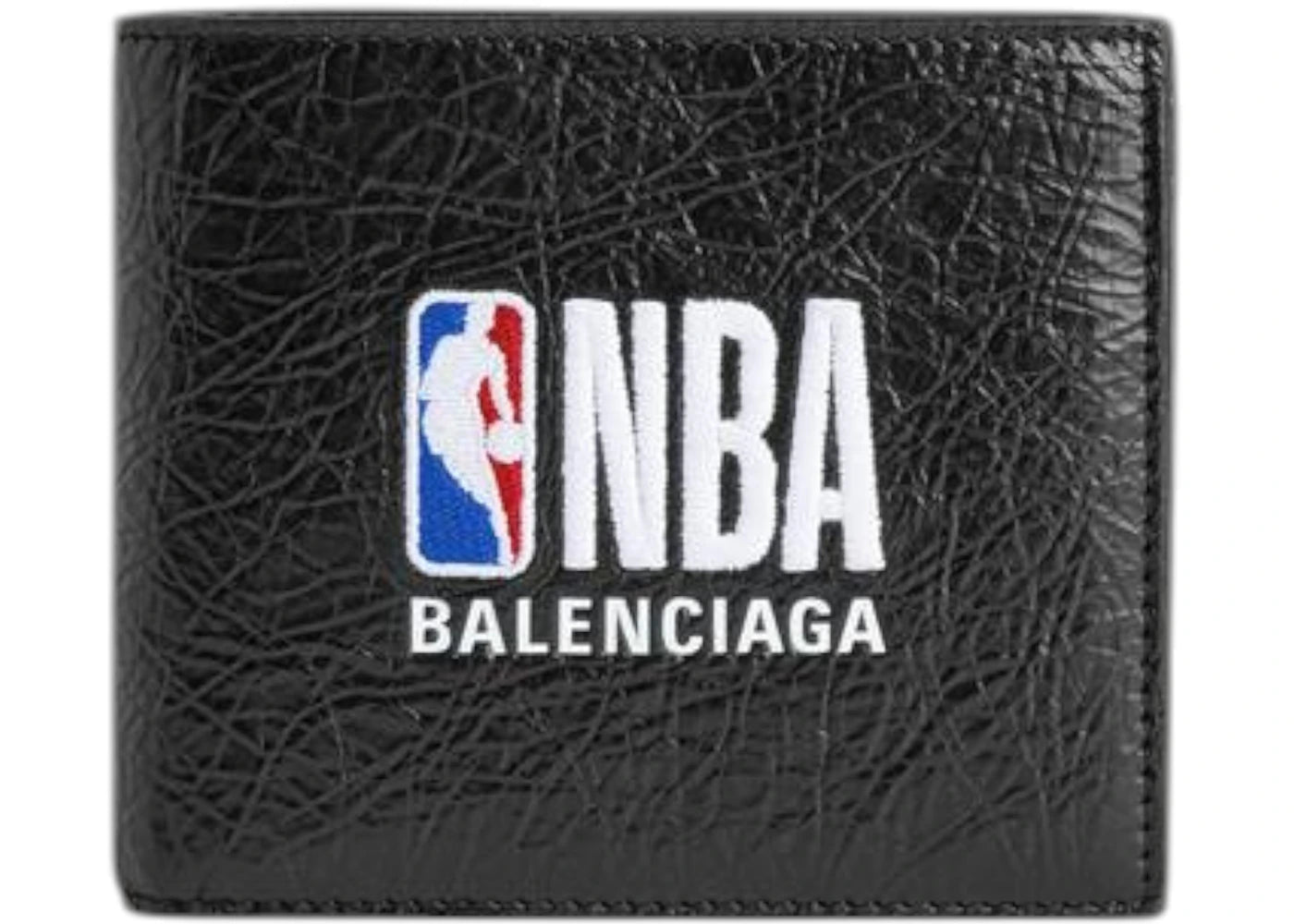 Balenciaga X Nba Cash Square Folded Wallet Black