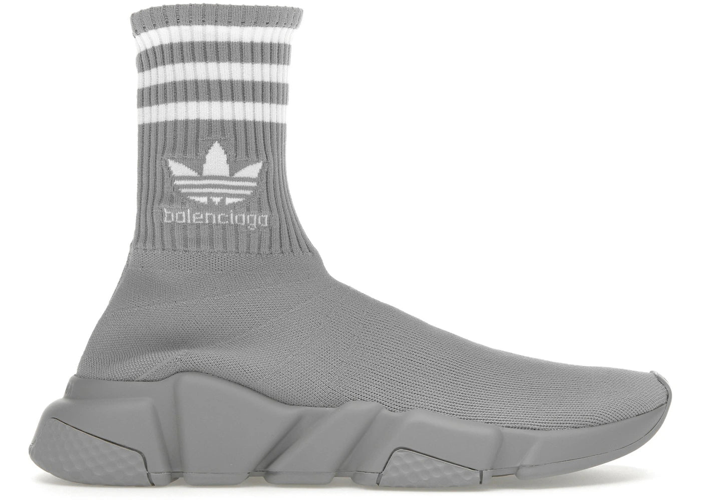 balenciaga x adidas speed trainer grey white (women's)