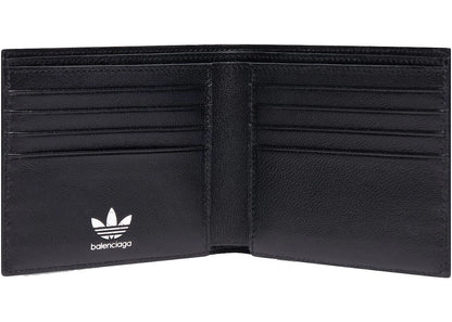 Balenciaga X Adidas Square Folded Wallet Black
