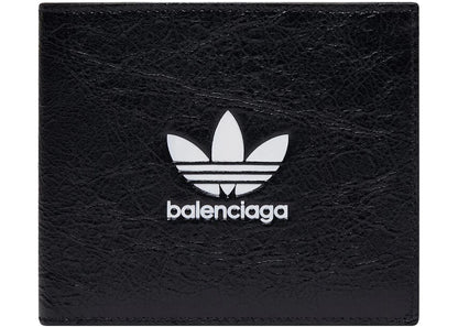 Balenciaga X Adidas Square Folded Wallet Black