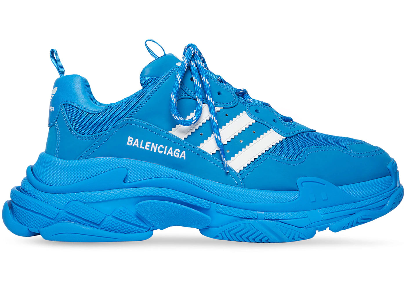 Balenciaga X Adidas Triple S Blue White (Women'S)