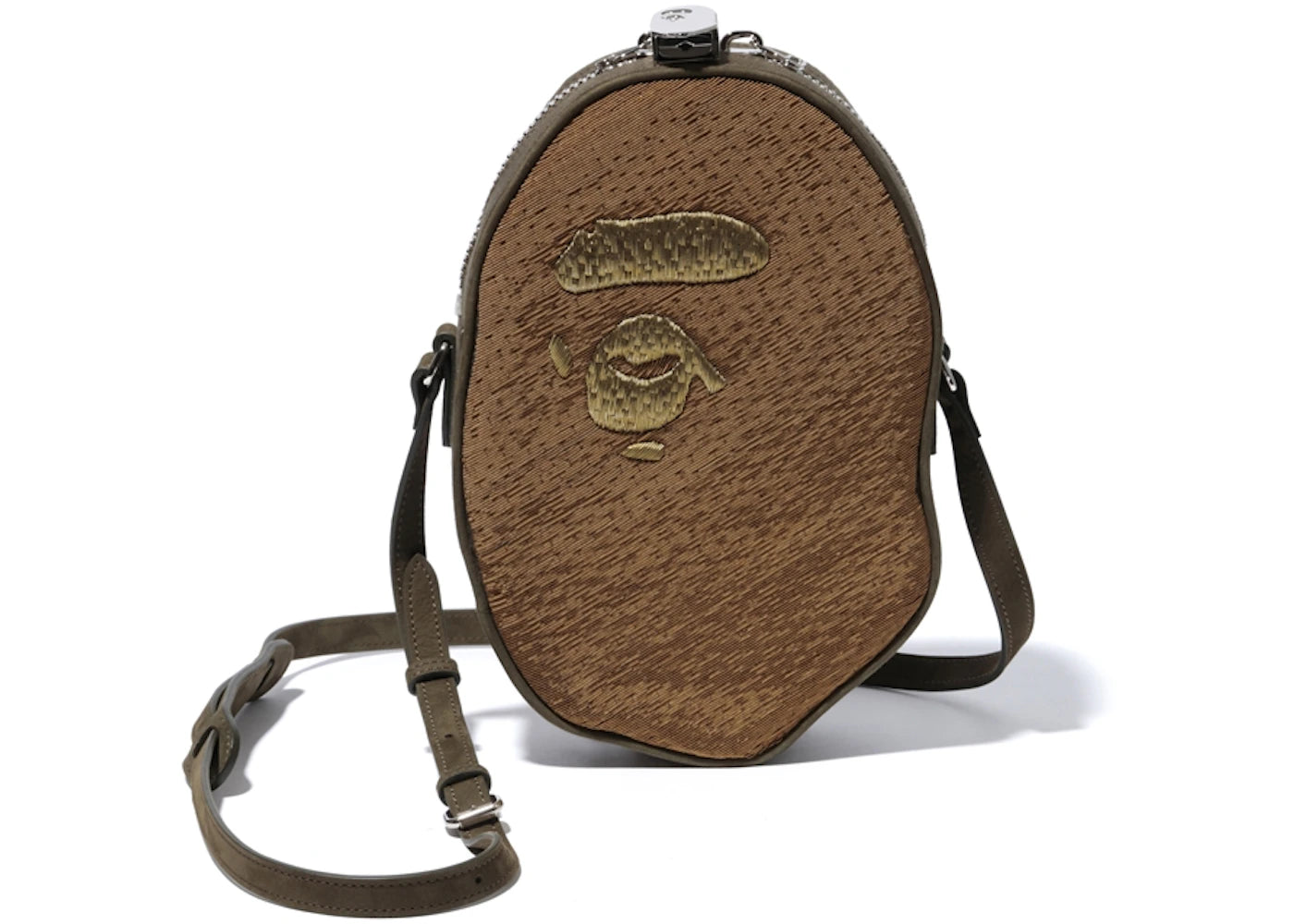 Bape X Readymade Apehead Shoulder Bag Olive