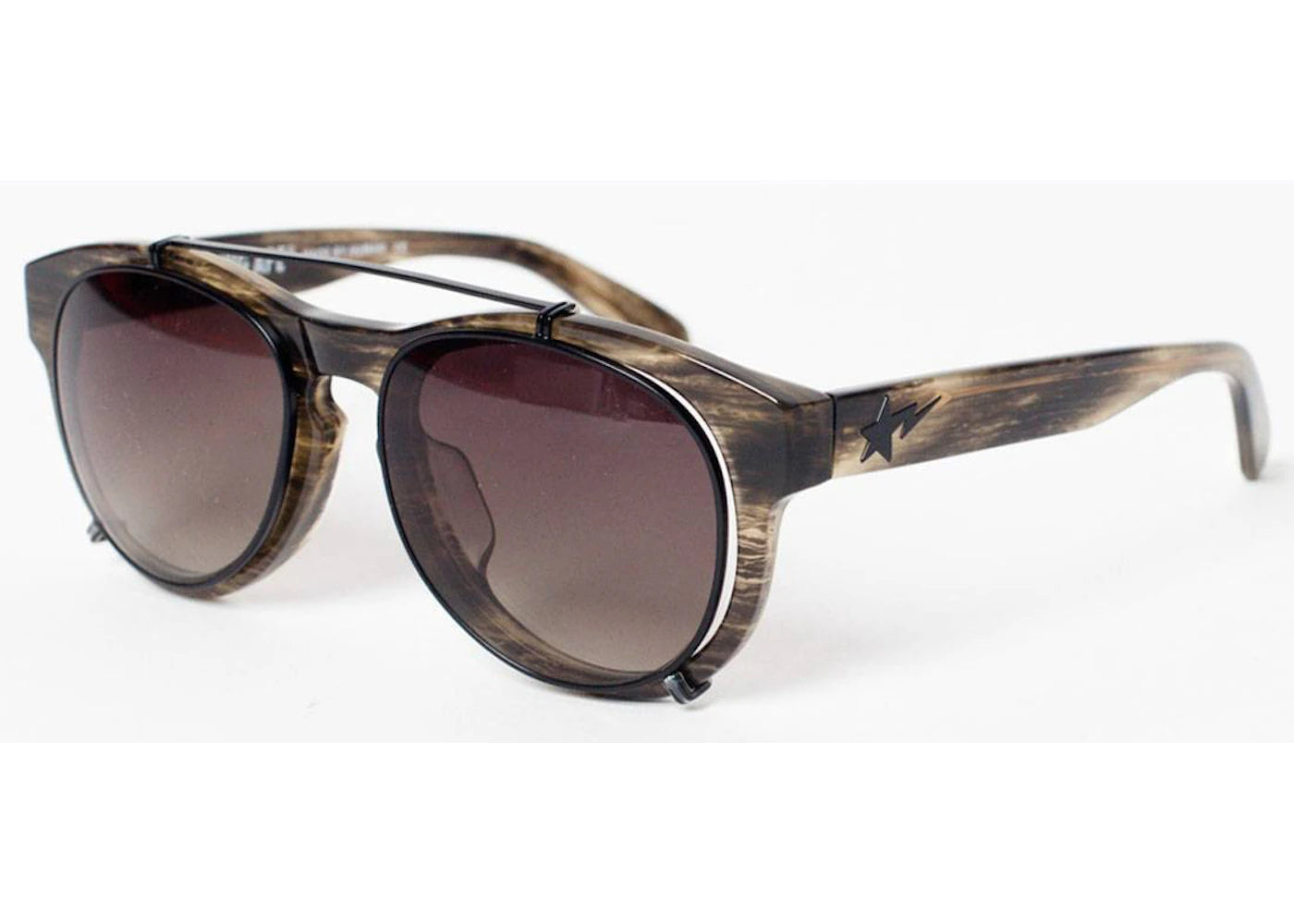 bape bs13014 sunglasses brown