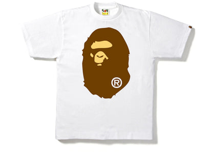 bape big ape head tee white