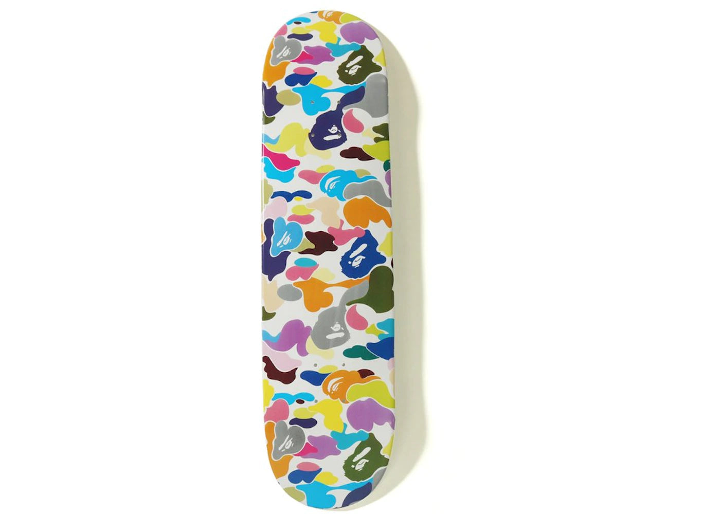 Bape Multi Camo Skateboard Deck White