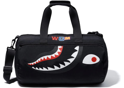 Bape Tiger Shark Boston Bag Black