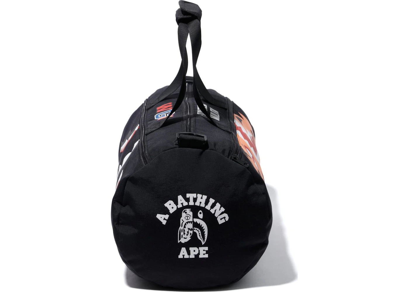 Bape Tiger Shark Boston Bag Black