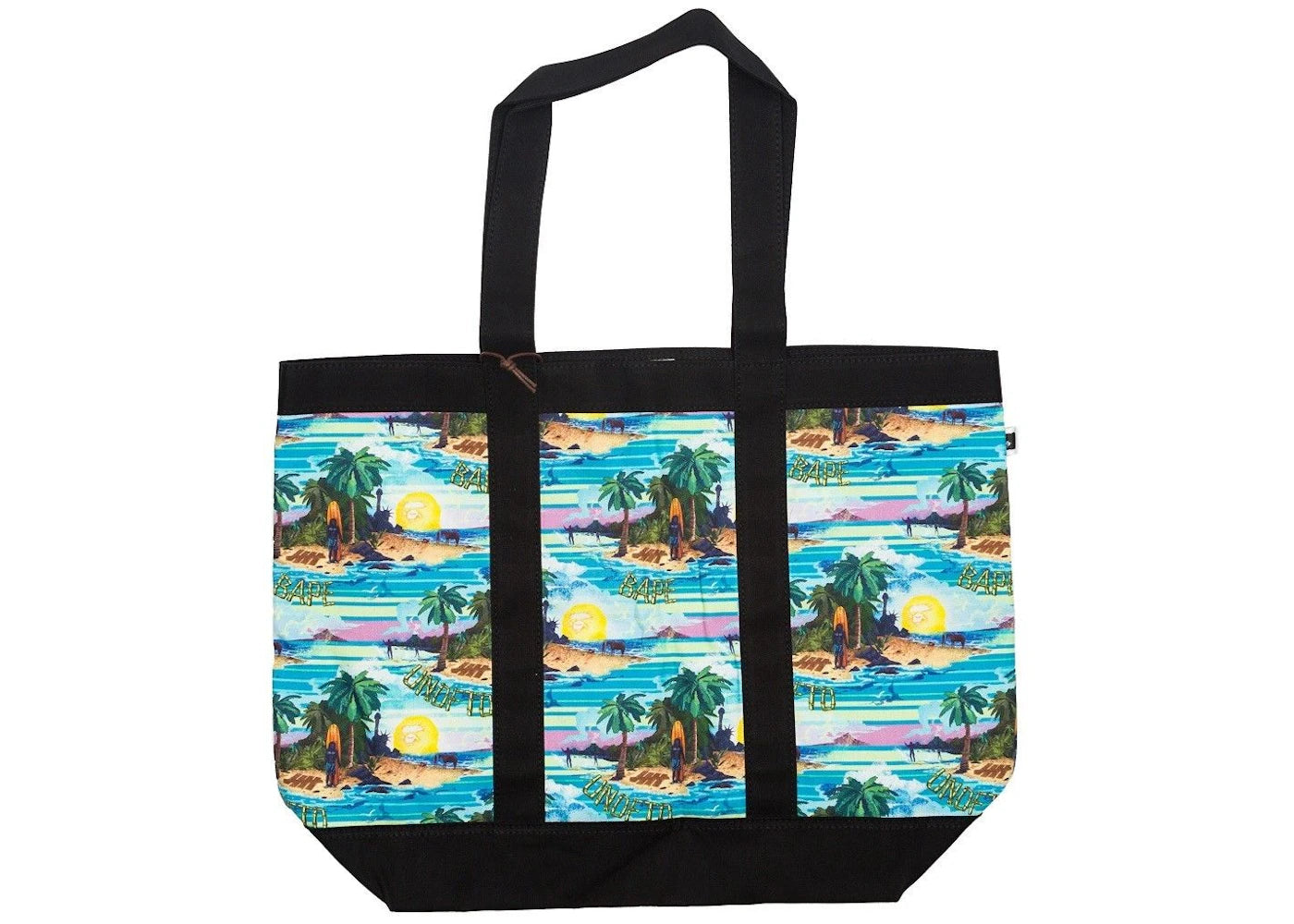 Bape X Undefeated Island Tote Black/Multi