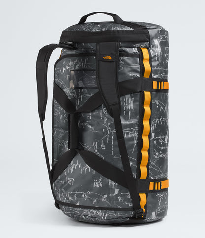 The North Face Base Camp™ Duffel—L Anthracite Grey Conrad Topos Print-Summit Gold