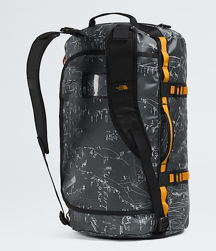 The North Face Base Camp™ Duffel—S Anthracite Grey Conrad Topos Print-Summit Gold