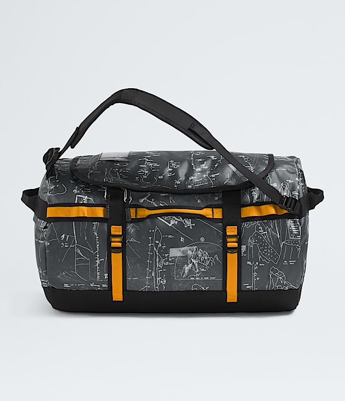 The North Face Base Camp™ Duffel—S Anthracite Grey Conrad Topos Print-Summit Gold