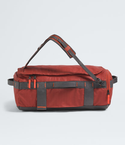 The North Face Base Camp™ Voyager Duffel—32L Iron Clay-Anthracite Grey-Lava Red