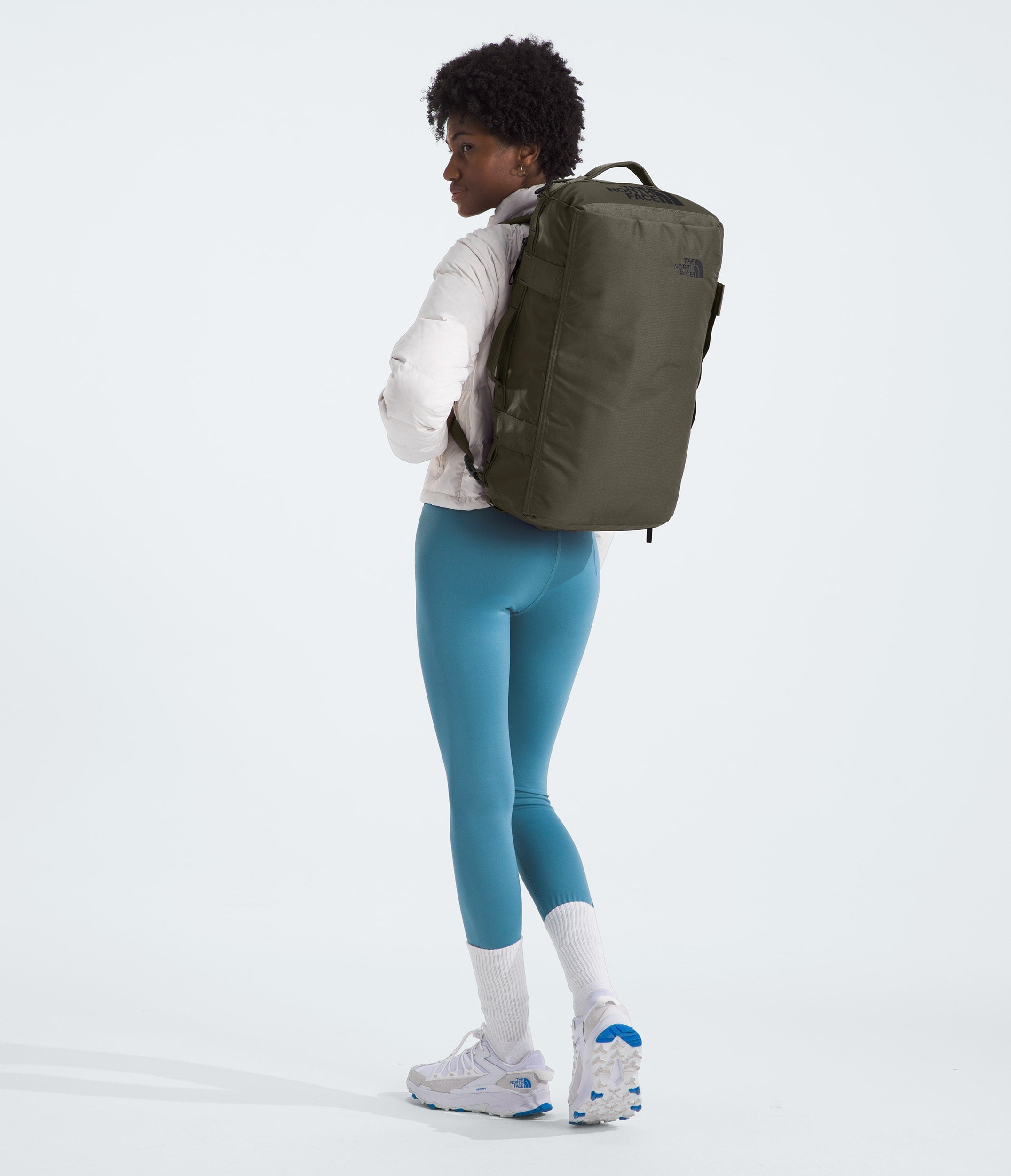 The North Face Base Camp™ Voyager Duffel—32L New Taupe Green