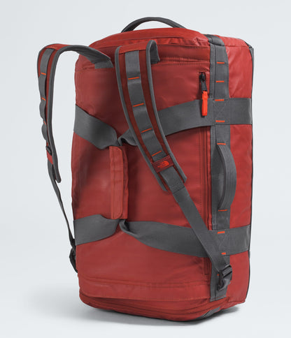 The North Face Base Camp™ Voyager Duffel—42L Iron Clay-Anthracite Grey-Lava Red