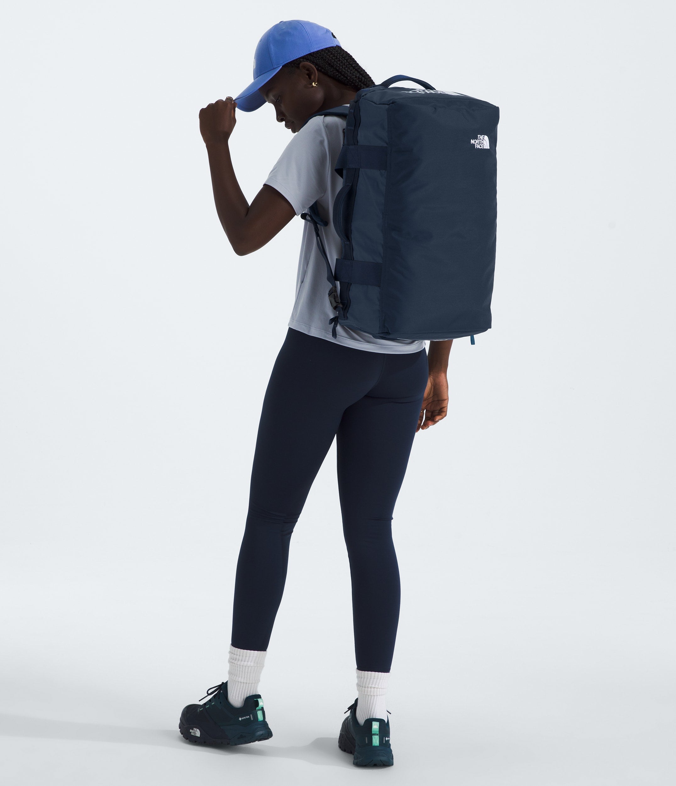 The North Face Base Camp™ Voyager Duffel—42L Shady Blue