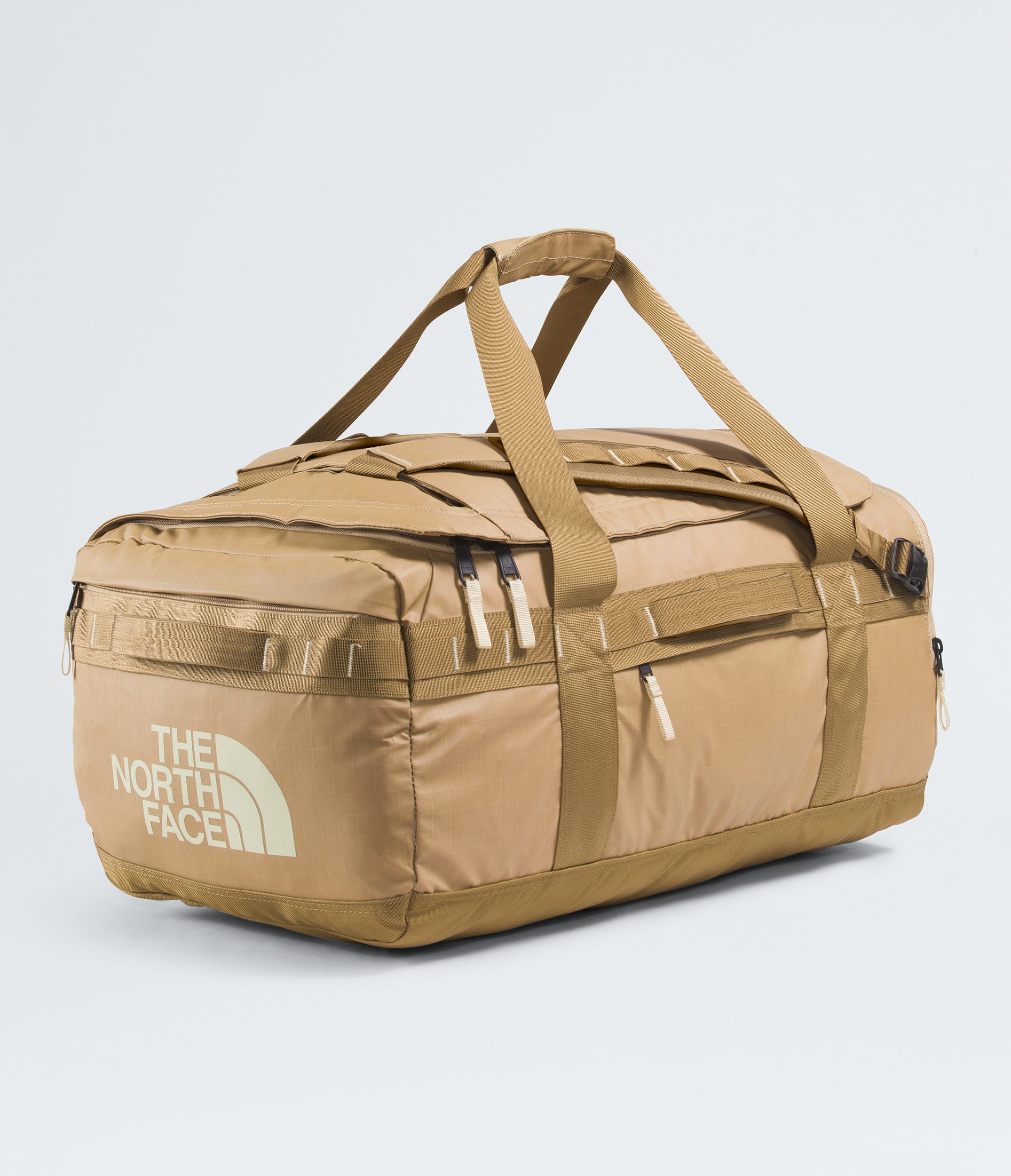 The North Face Base Camp™ Voyager Duffel—62L Khaki Stone-Utility Brown-Desert Stone
