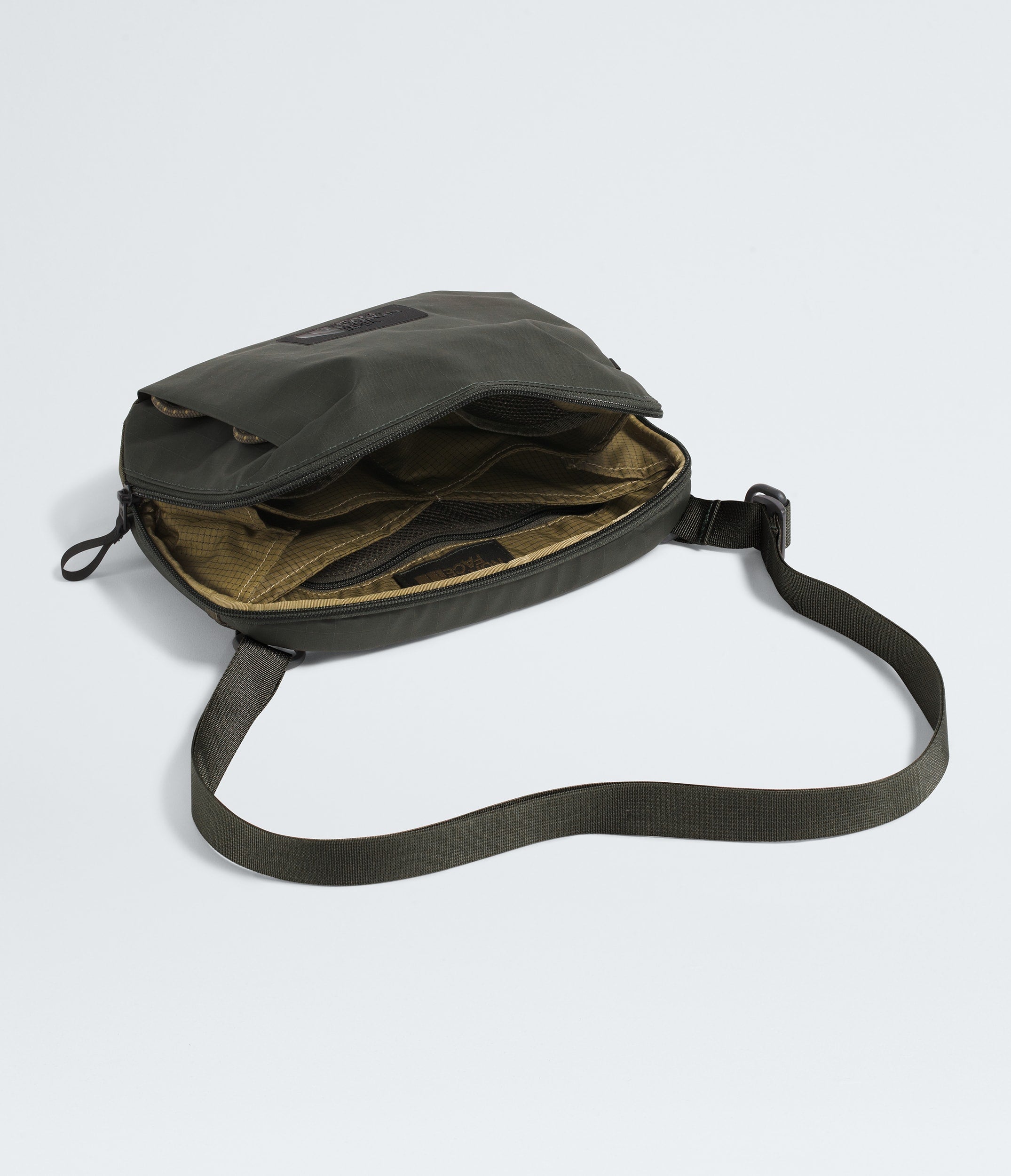 The North Face Base Camp™ Voyager Pro Crossbody New Taupe Green