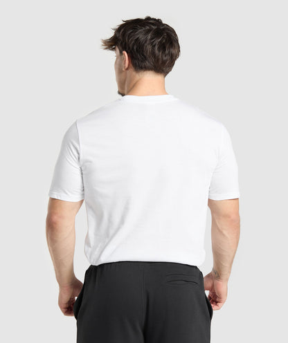 Gymshark T-Shirt 2 Pack White