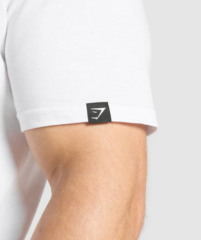 Gymshark T-Shirt 2 Pack White