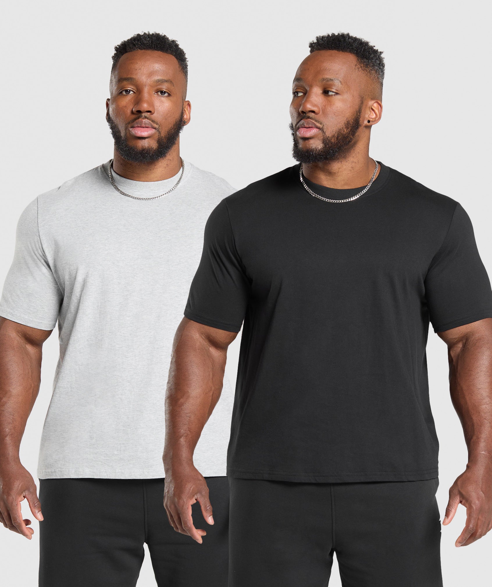 Gymshark T-Shirt 2 Pack Black