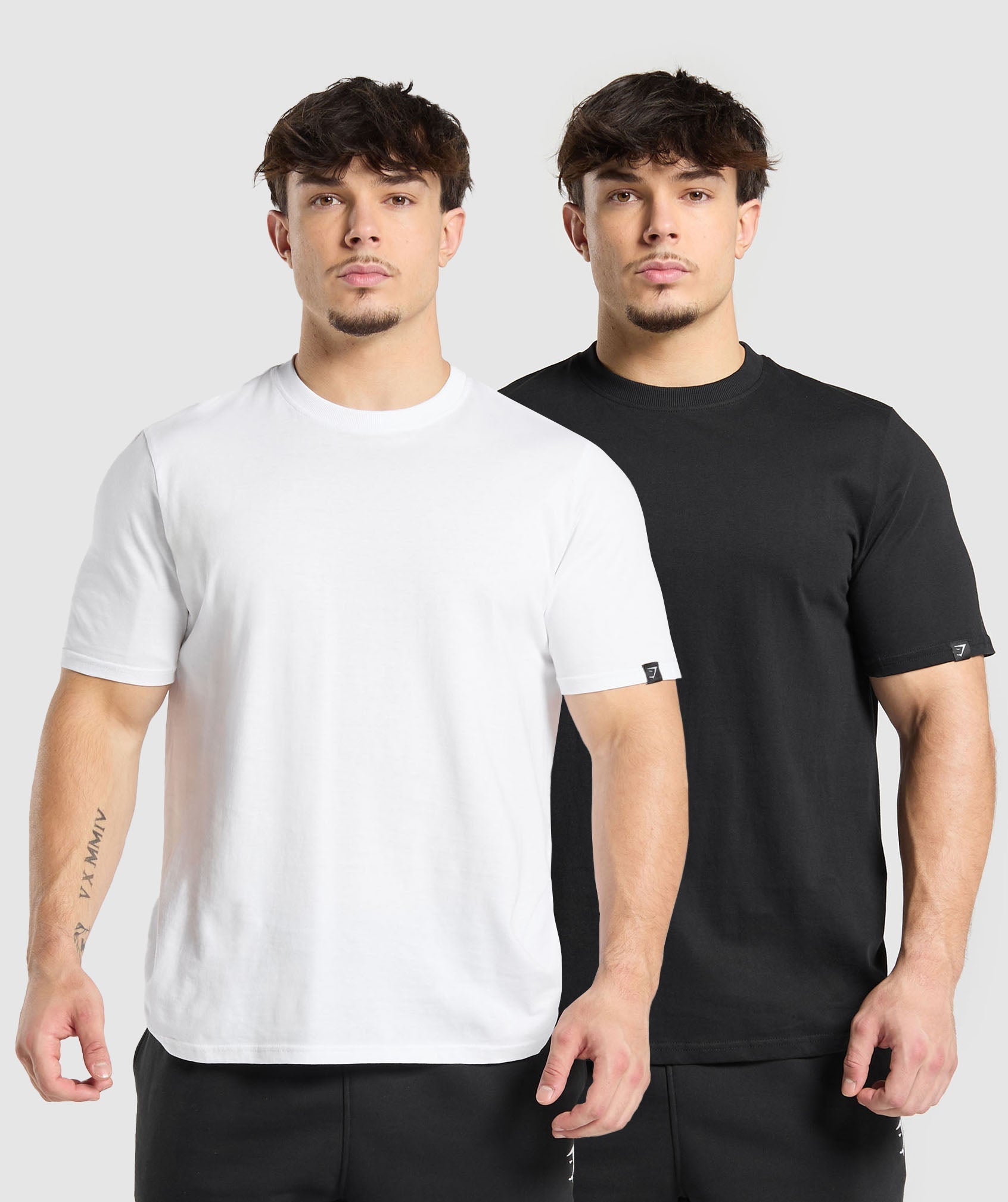 Gymshark T-Shirt 2 Pack White