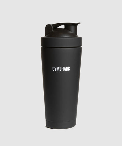 Gymshark Matte Metal Shaker Black