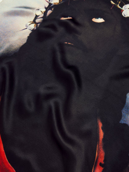 Denim Tears Black Jesus Silk Bandana