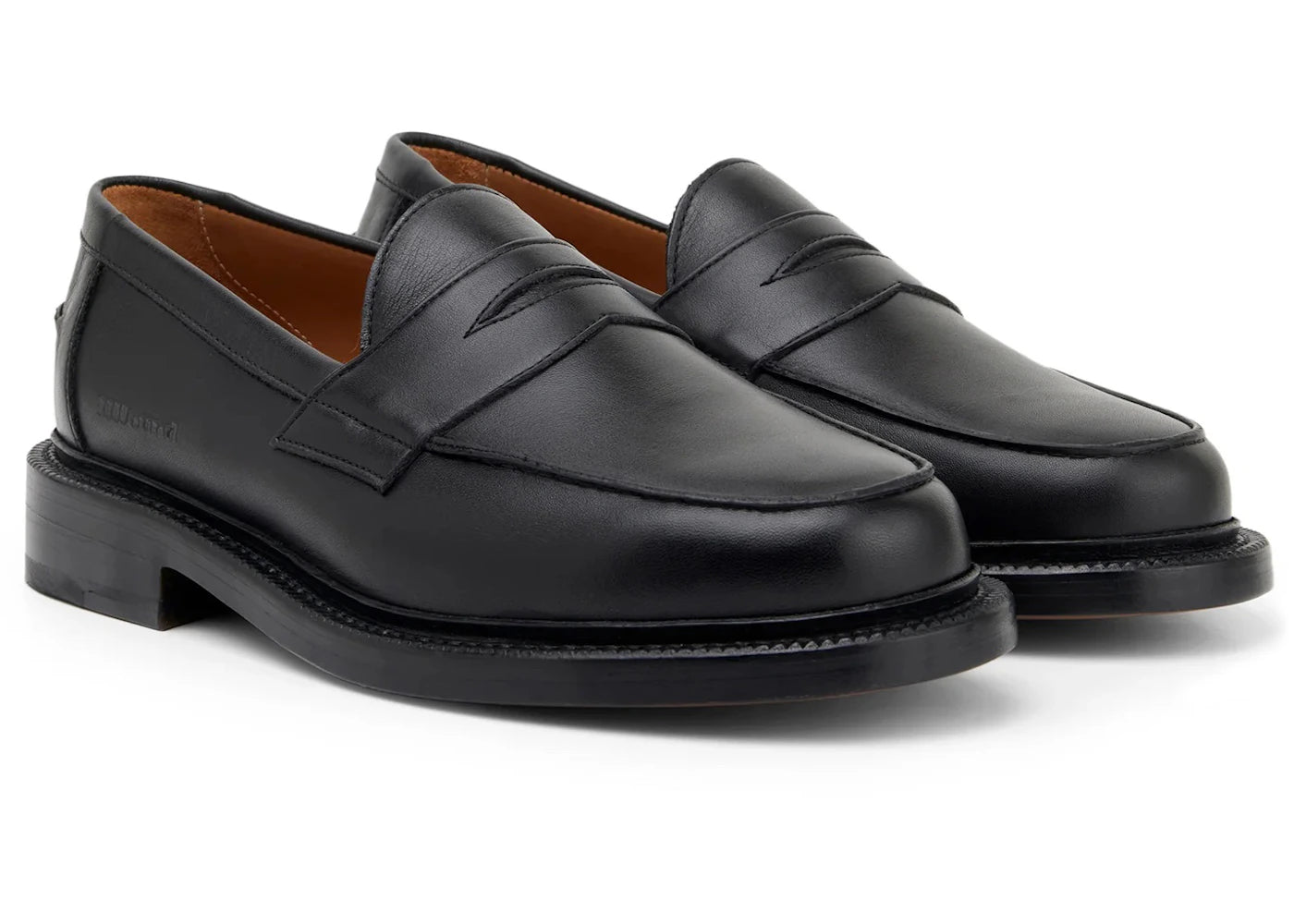 blackstock & weber ellis penny loafer jjjjound black