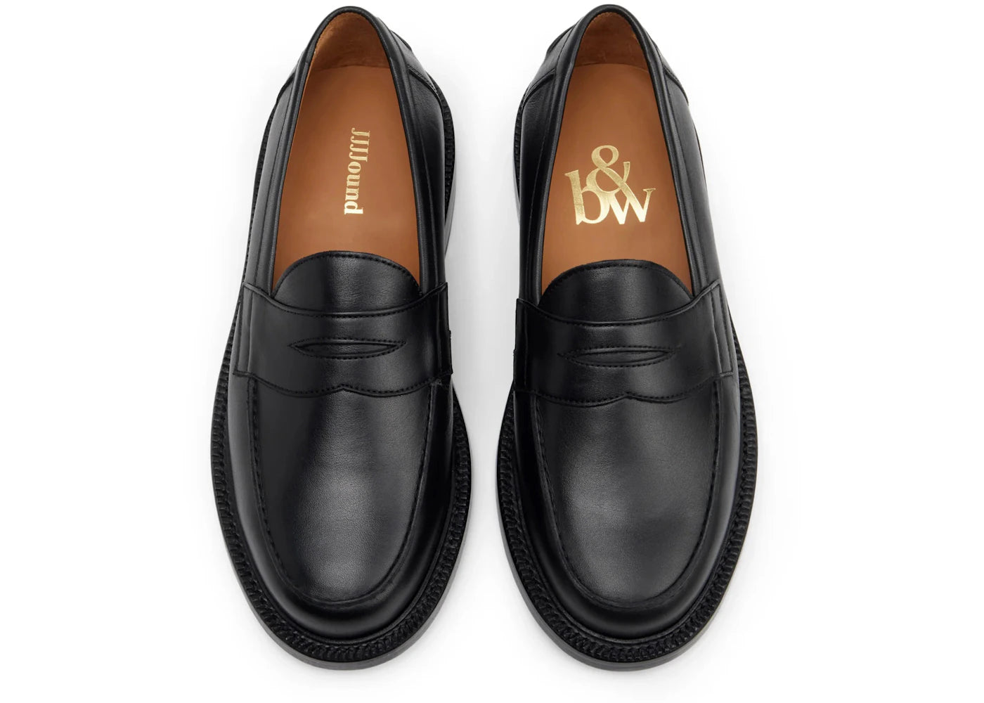 blackstock & weber ellis penny loafer jjjjound black
