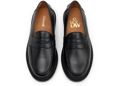 blackstock & weber ellis penny loafer jjjjound black