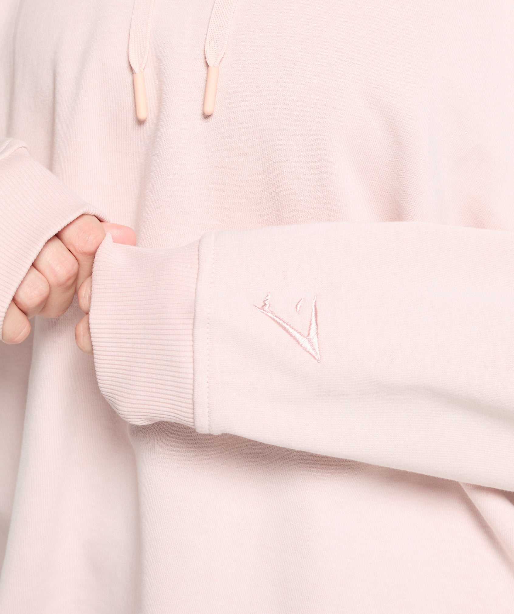 Women's Gymshark Block Oversized Hoodie Fair Pink