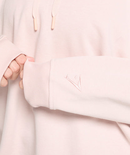 Women's Gymshark Block Oversized Hoodie Fair Pink