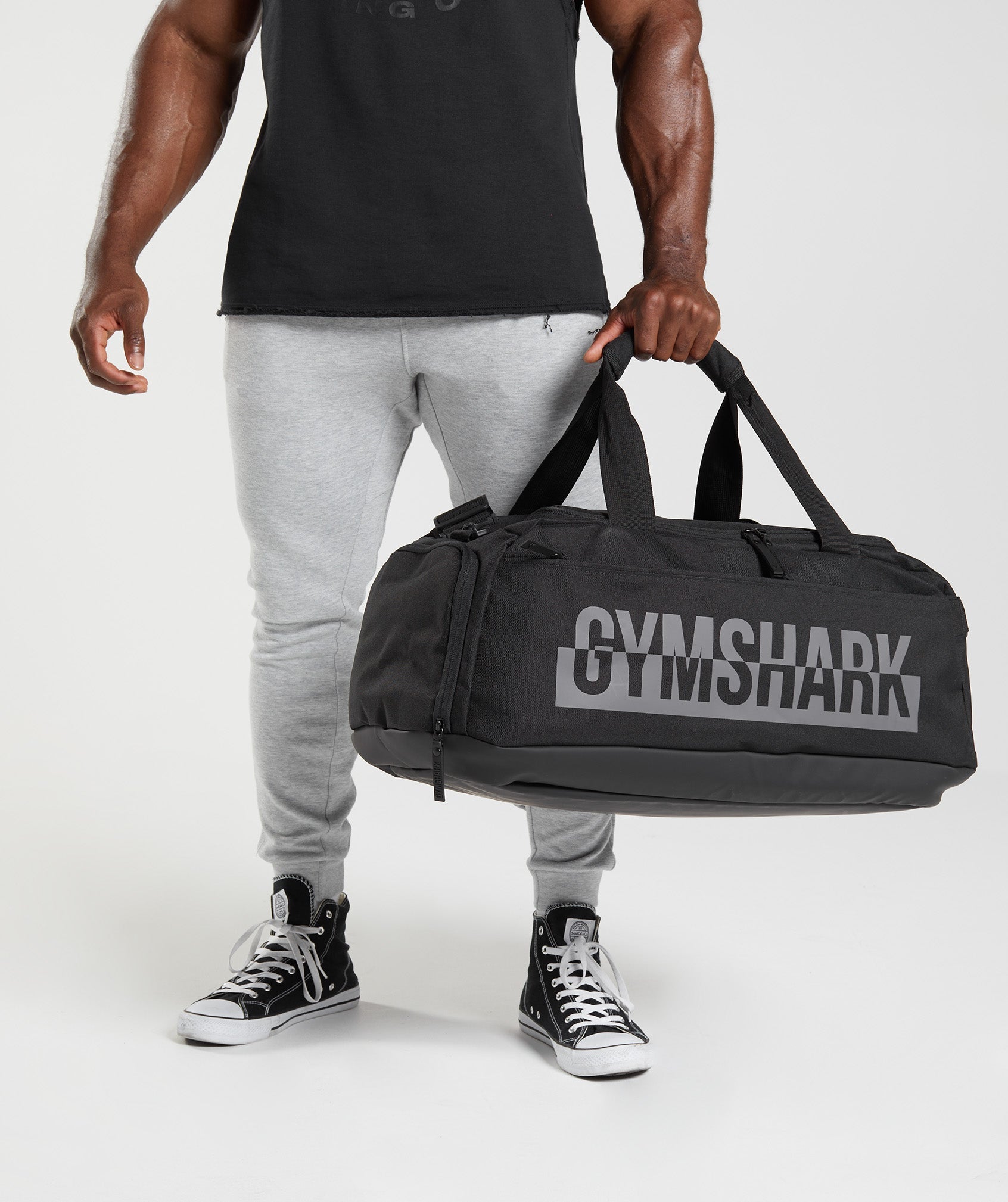 Women's Gymshark Bold Gym Bag Black