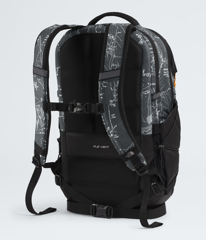 The North Face Borealis Backpack Anthracite Grey Conrad Topos Print-Summit Gold