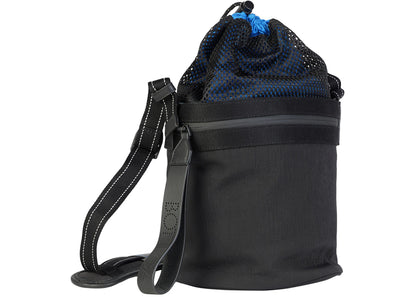 Bottega Veneta Nylon Bucket Bag Blue Multi