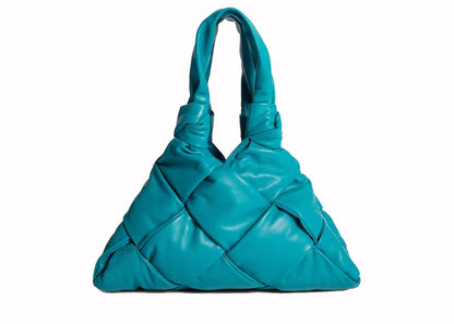 Bottega Veneta Padded Shoulder Bag Blue