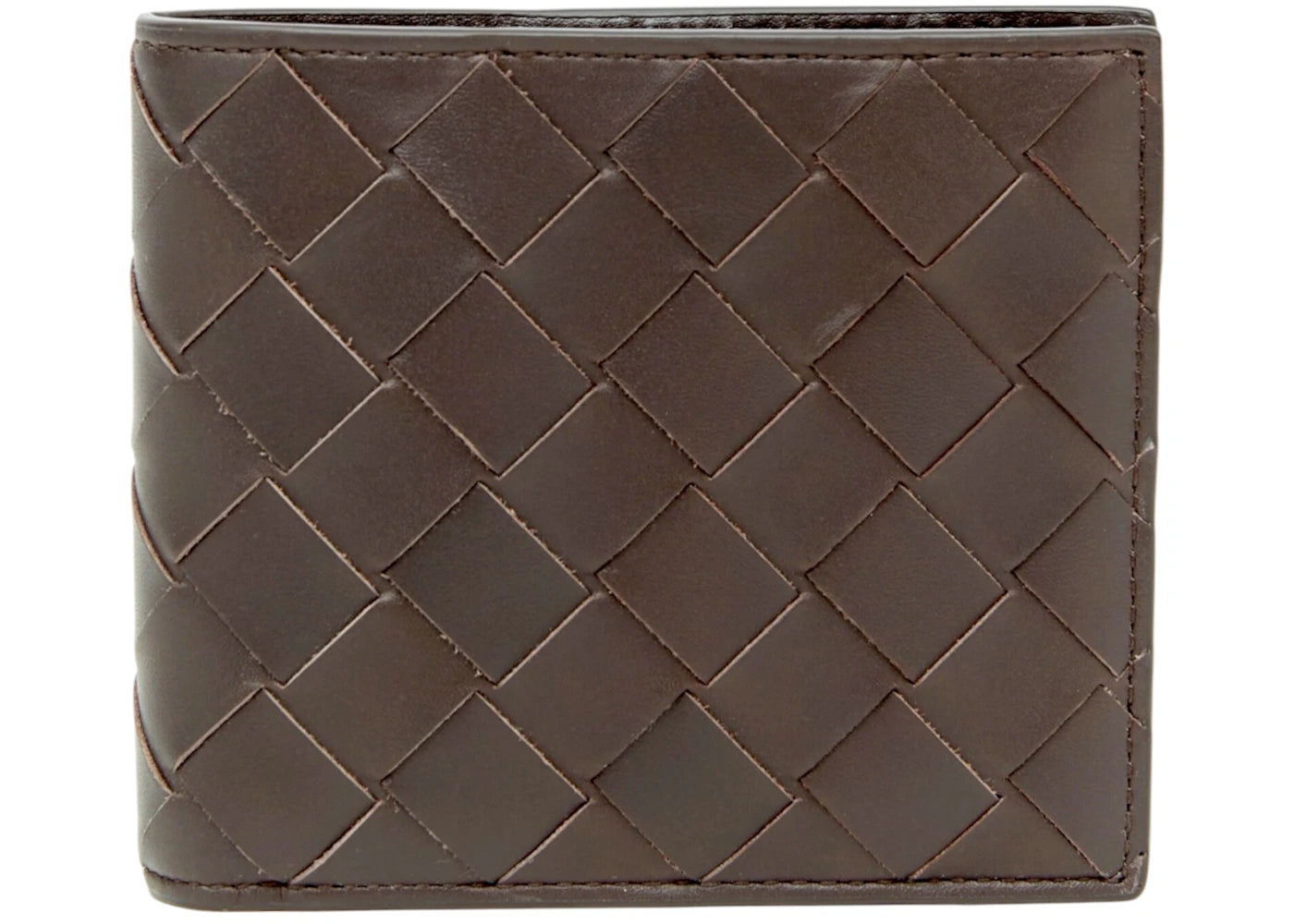 Bottega Veneta Wallet Intrecciato Bi-Fold Fondant Brown