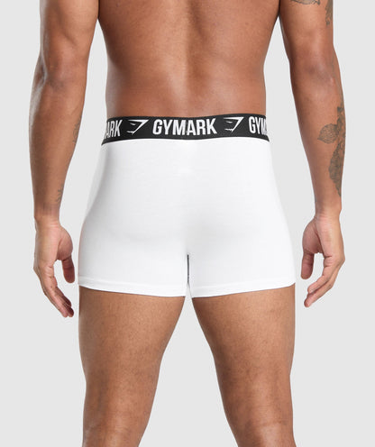 Gymshark Boxer Brief 3Pk White