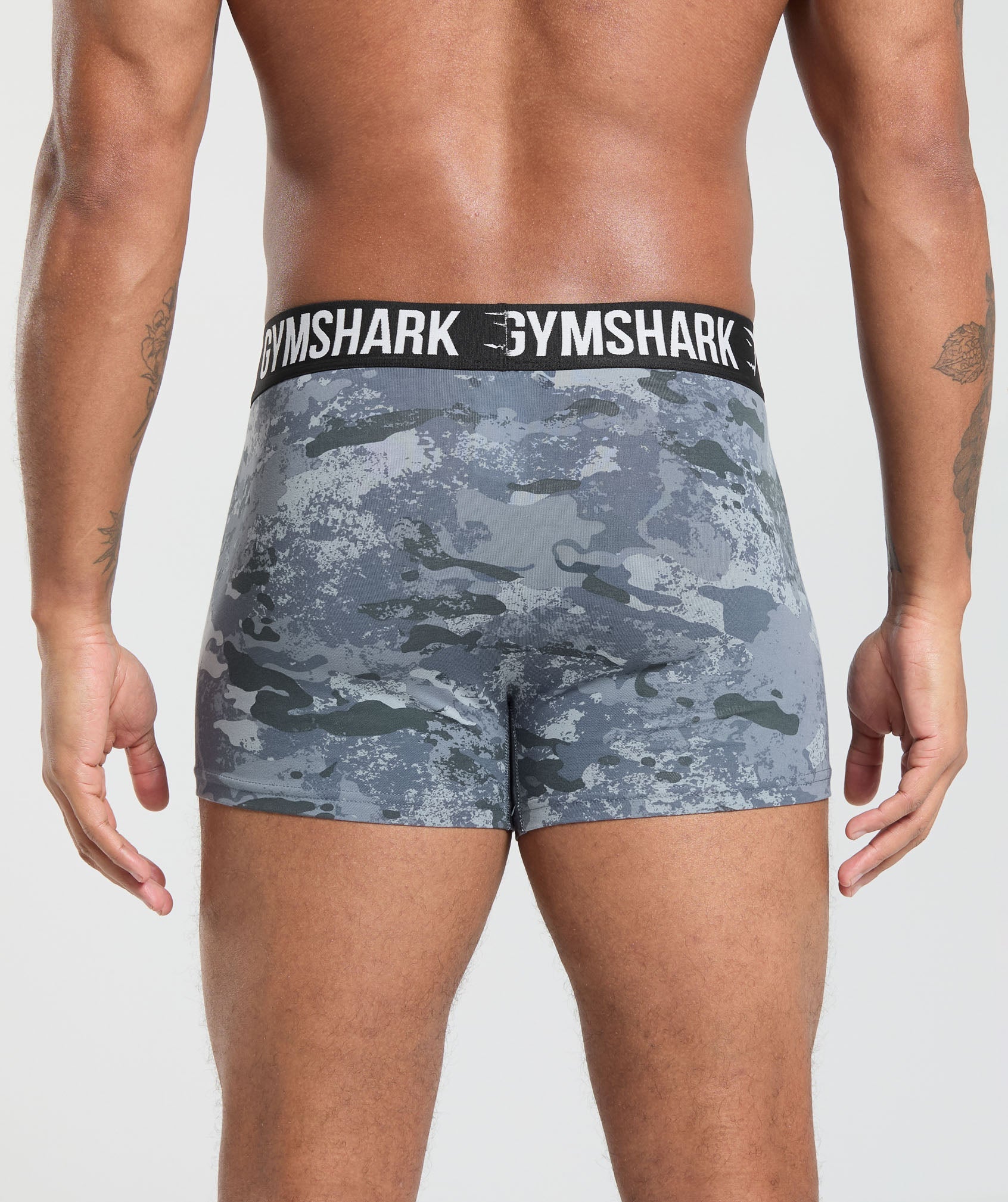 Gymshark Boxer Brief 3Pk Blue Surf