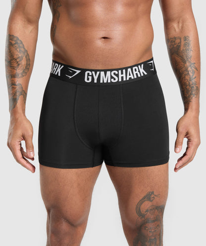 Gymshark Boxer Brief 3Pk Blue Surf