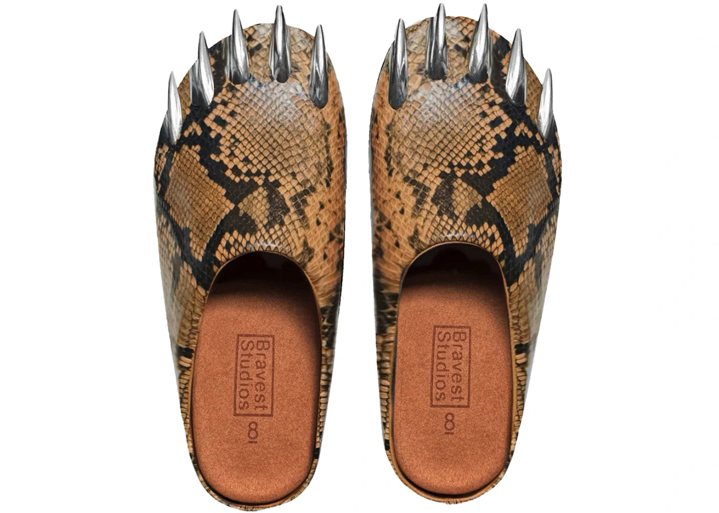 Bravest Studios Snake Claw Mule Tan